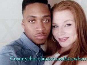 Creamychocolatecoveredstrawberry