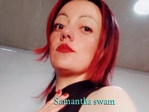 Samantha_swam